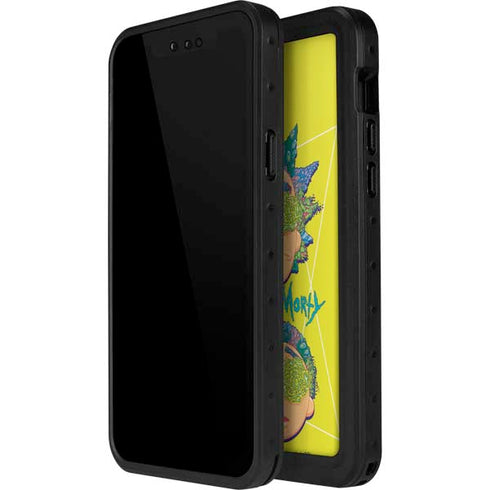 Adult Swim Rick and Morty Rick and Morty Portal Eyes iPhone 15 Waterproof Case
